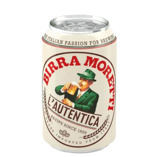 Birra Moretti Cans 24x330ml