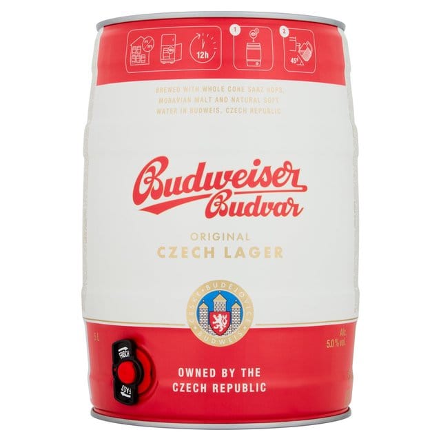 Budweiser Budvar Mini Keg 5L