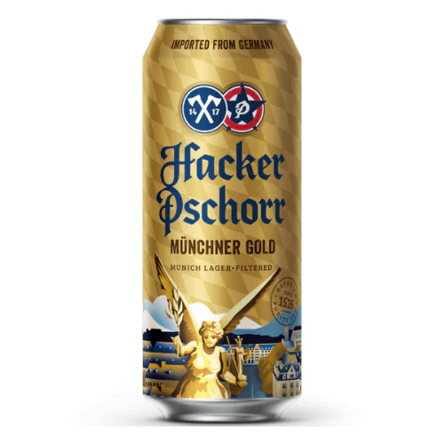 Hacker Pschorr Munchner Gold Cans 24x500ml