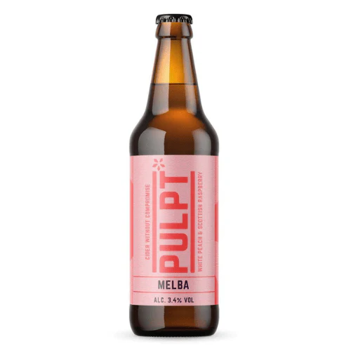 Pulpt Melba - White Peach & Scottish Raspberry Cider 12x500ml